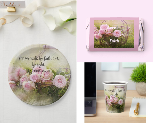 Faith Scripture & Roses Collection cover photo collage