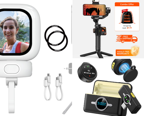 Content creator essentials cover photo collage