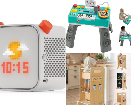 Christmas gift list for the baby in your life (6+ months) cover photo collage