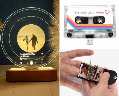 Gifts for him / Valentines day cover photo collage