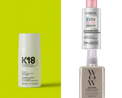 Products for damaged hair and hair growth ✨️😚 cover photo collage