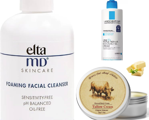 skincare - acne prone skin! cover photo collage