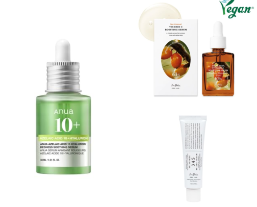 Korean skincare products I tried and loved for my sensitive acne-prone oily skin cover photo collage