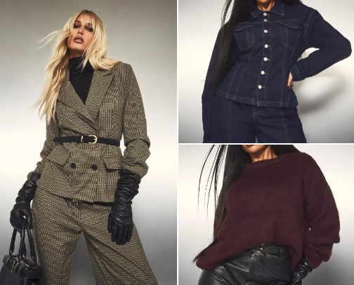 Boohoo coats & jackets cover photo collage