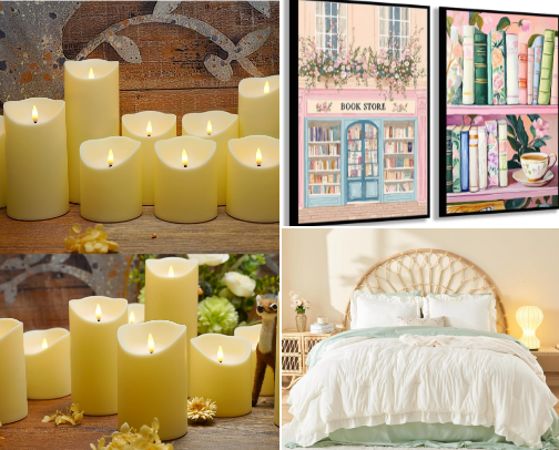 Decor favorites that'll cozy up your space! cover photo collage