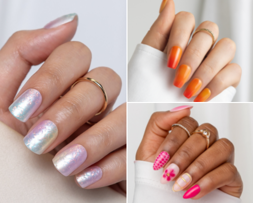 Summer nails from Red Aspen! cover photo collage