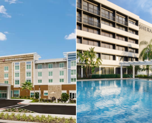 Budget friendly hotels cover photo collage