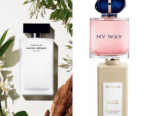 •favorite perfumes and fragrances• cover photo collage