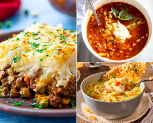 What's for Dinner? Winter edition ❄️ cover photo collage