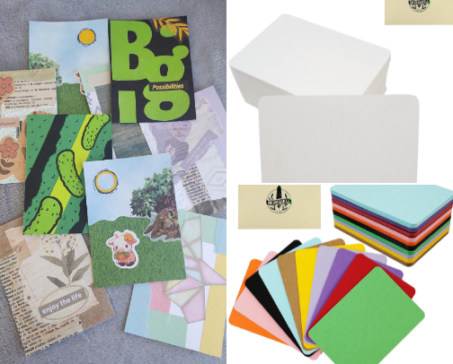 Artist Card Supplies (ATC/ACEO) cover photo collage