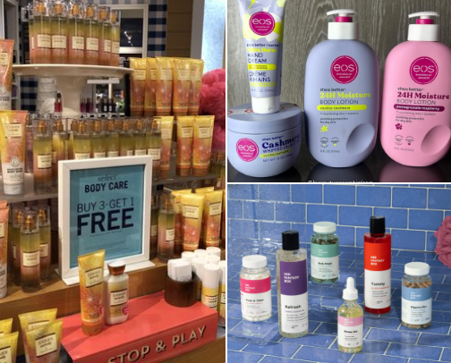 Clean girl necessities 🎀 cover photo collage