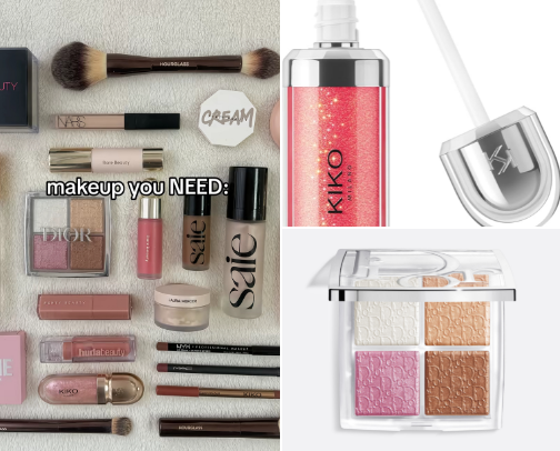 Favorite summer make-up 💄❤️‍🔥🌹 cover photo collage