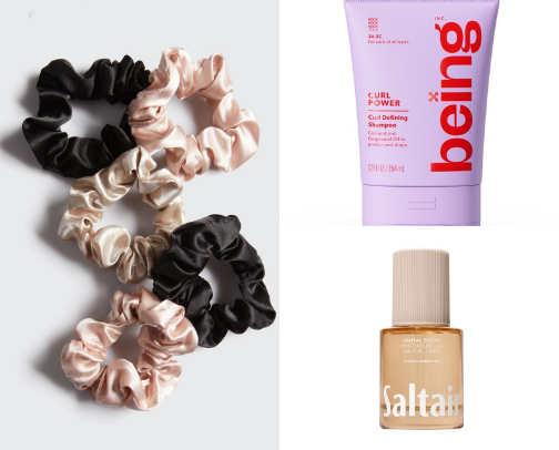 curly hair must haves! cover photo collage