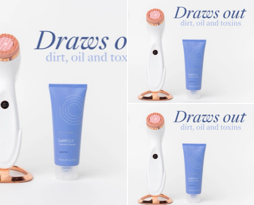 Skincare cover photo collage