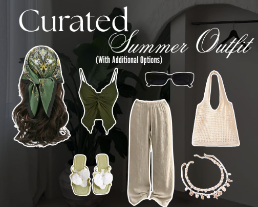 Curated Summer Outfit cover photo collage