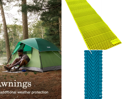 🔥Amazon Camping, Outdoor Recreation & Hiking Essentials Guide (Amazon Outdoor Gear, Camp Kitchen & Trail Must-Haves) cover photo collage