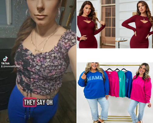 Woman's Clothing cover photo collage