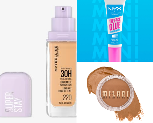 my acne-friendly makeup routine cover photo collage