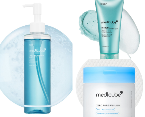 Full Medicube ONLY Skin Routine 🧊🧖‍♀️ cover photo collage