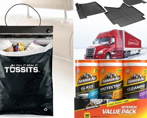 Truck Driver Must Haves: Keep It Clean 🧽 cover photo collage