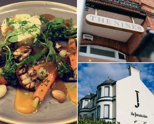 Great food & drink places in Northern Ireland cover photo collage