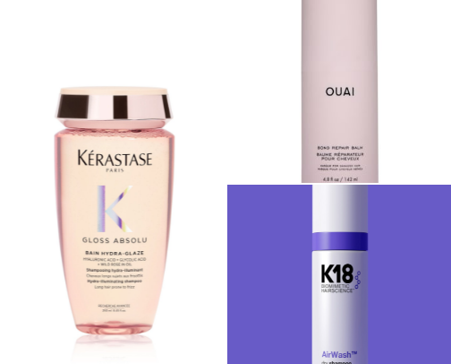 Hair care for thin, dry, color treated hair cover photo collage