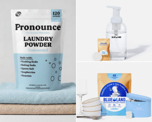 Half Crunchy, Half Must Have Household Items cover photo collage