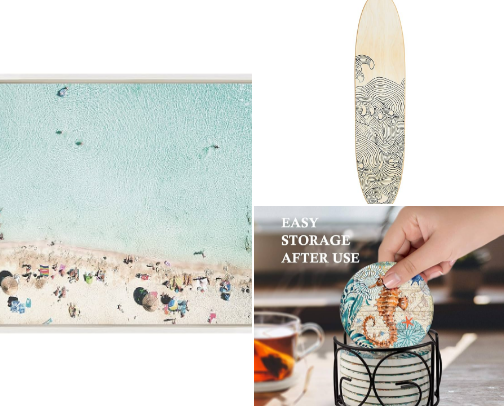 Coastal Vibes cover photo collage