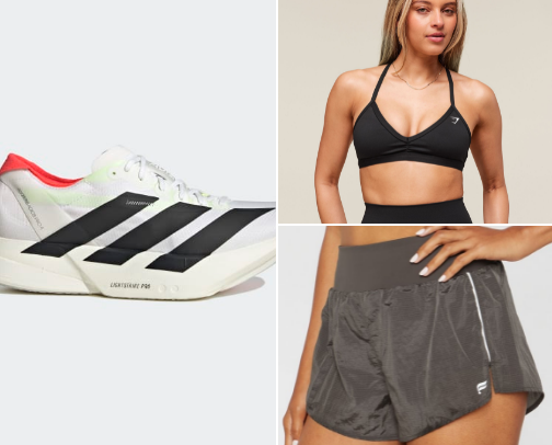 Women’s runner essentials cover photo collage