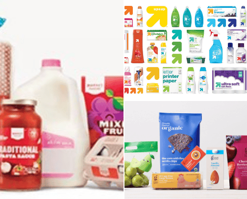 Target Brand Essentials - Up&Up, Market Pantry, Good & Gather cover photo collage