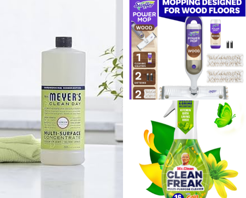 cleaning must haves cover photo collage