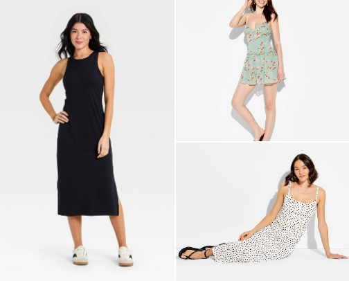 Spring dresses cover photo collage