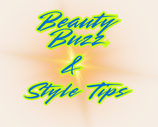 Beauty Buzz & Style Tips cover photo collage