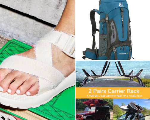 Active lifestyle must haves cover photo collage