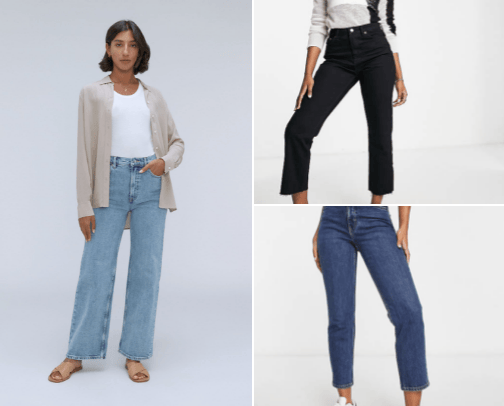 Jeans cover photo collage