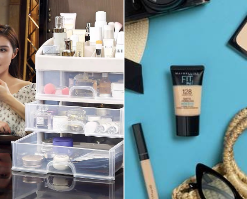 Makeup Organizer cover photo collage