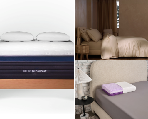 Bedroom Essentials that make sleeping so much better! cover photo collage