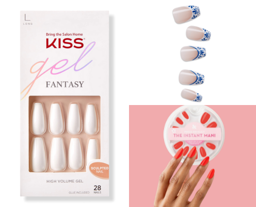 Press on nails that are perfect for the summer ☀️💅🏻 cover photo collage