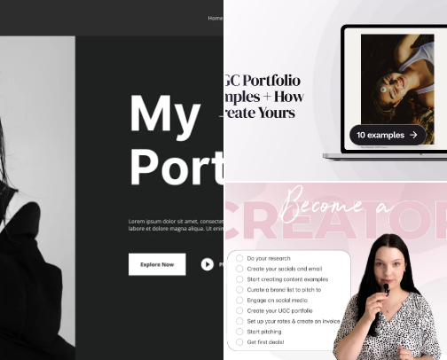 How to Start Your UGC Career in Beauty & Skincare: A Complete Beginner’s Guide cover photo collage