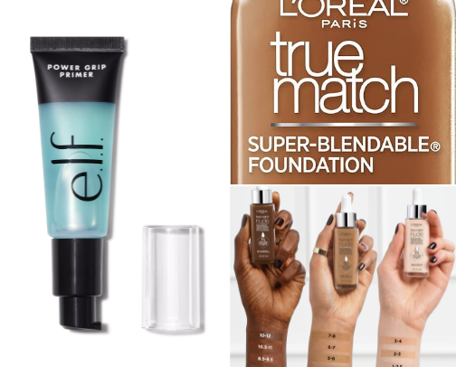 School makeup routine cover photo collage