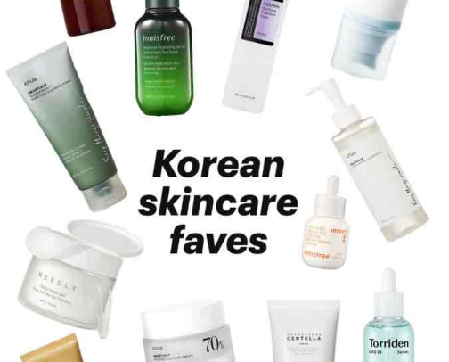 Korean Skincare cover photo collage