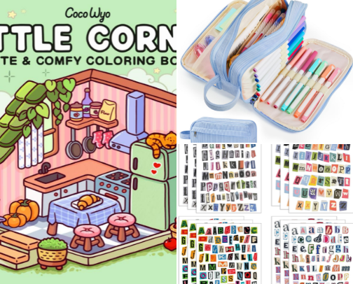 The Ultimate Cozy Hobby List cover photo collage