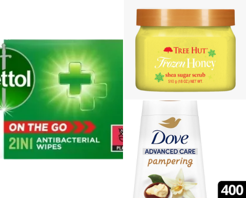 My shower routine 🚿 cover photo collage