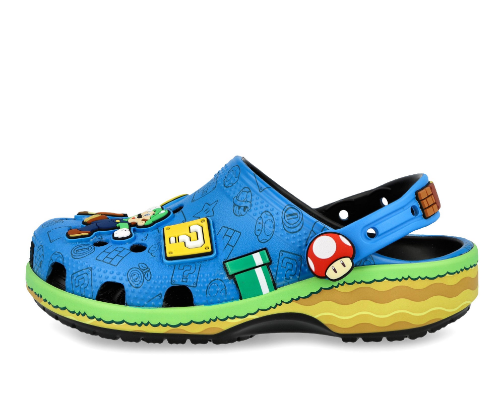 🍄⭐  Its Finally Here 🥳💫EXCLUSIVE Crocs × Super Mario™ Kids Collection  🚀✨ cover photo collage