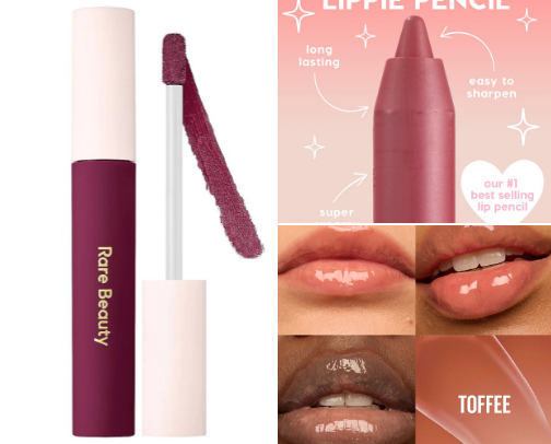 the beauty products YOU need for a glowy girl aesthetic cover photo collage