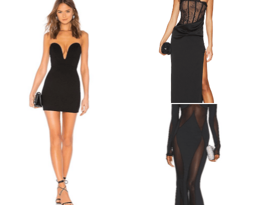 Dinner date/prom dresses cover photo collage