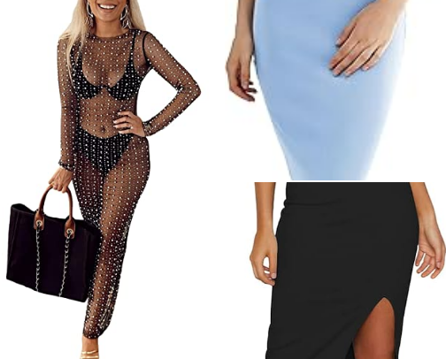 Fashionable clothing cover photo collage