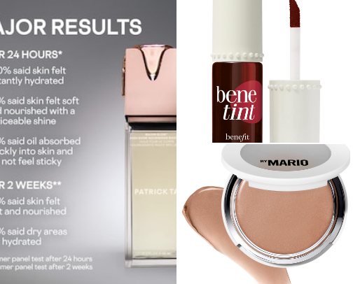 Products I was most complimented on in July cover photo collage