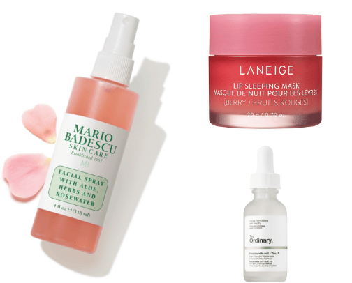 Skincare cover photo collage