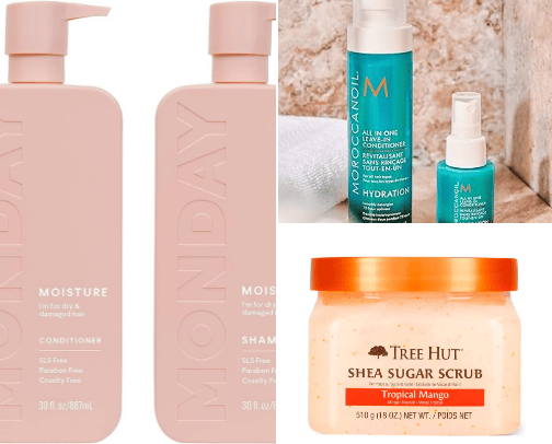 The best shower products cover photo collage